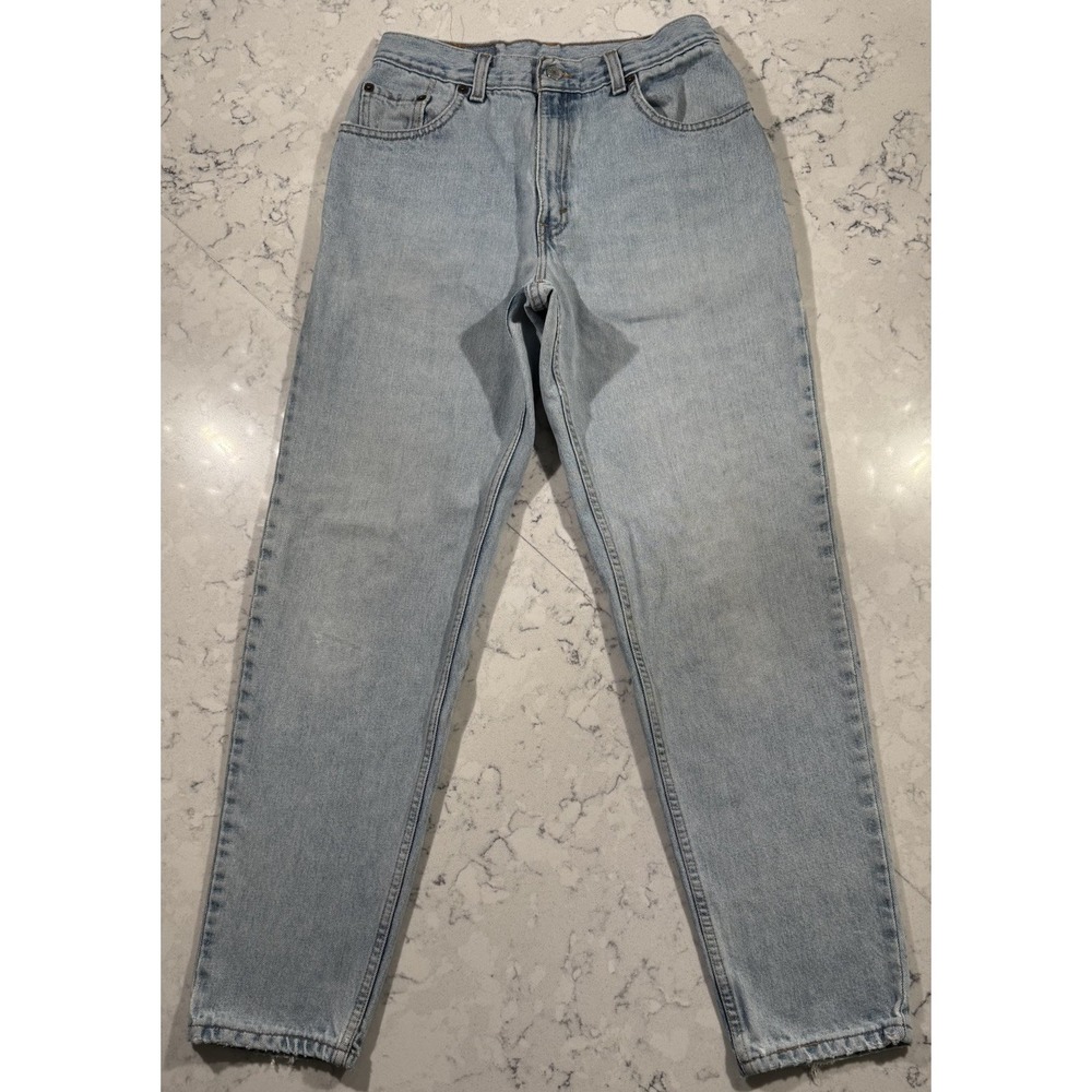 VTG 90s Levi's 550 Jeans Womens Juniors 11 Blue Relaxed Fit Tapered Leg USA